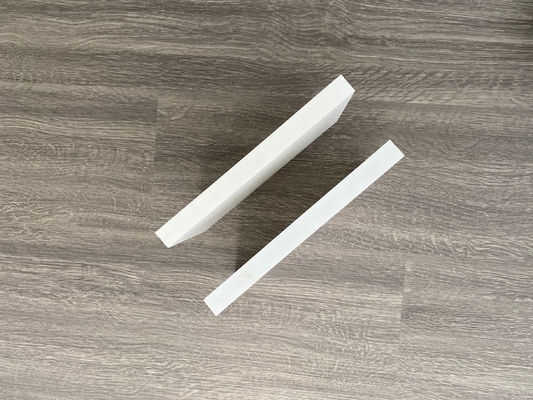 Piano bianco antinvecchiamento del bordo 18mm della schiuma del PVC per gli armadi da cucina