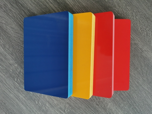 bordo della schiuma del PVC 4x8 di 15mm, bordo lucido blu della schiuma T19001
